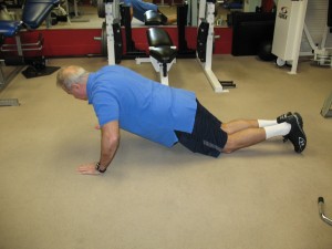 Off Knees Pushup 2)